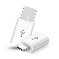  Adapteris from microUSB to Type-C white 